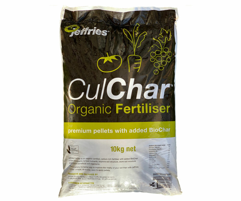 Jeffries CulChar Organic Fertiliser 10kg